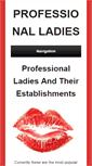 Mobile Screenshot of professionalladies.com